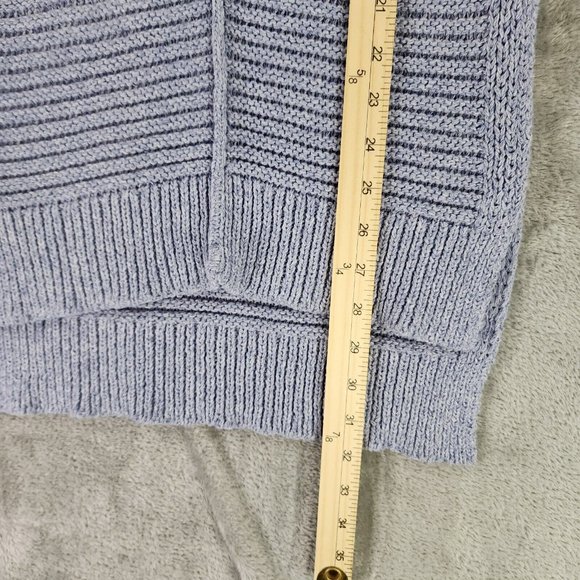 Anthropologie Pilcro Sweater Womens XSmall Blue Preppy Turtle Neck Tunic Top - Picture 5 of 11
